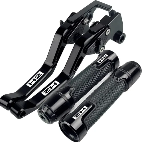 DOUKI Para Kawasaki H2 H2R 2015 2016 motocicleta freno corto embrague palancas embrague embrague empuñaduras manillar extremos CNC accesorios con