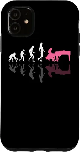 Miniatura 8 de iPhone 13 Pro Evolution of Women Piano Músico Retro Vintage Pianist Case