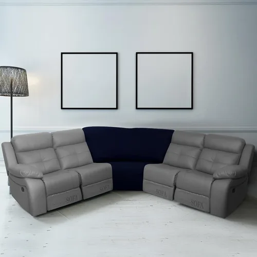 Miniatura 5 de Weysat Funda para Sofá de Esquina Elástica Funda para Sofá de Esquina Protector de Muebles para Sala de Estar Sofá Seccional Reclinable Funda