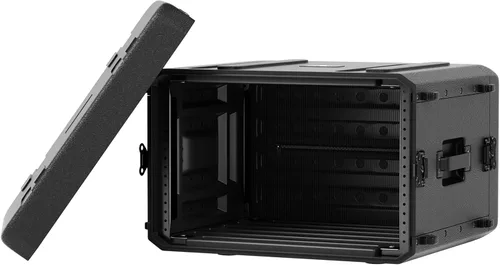Miniatura 4 de Phenyx Pro Juego de micrófono inalámbrico de 4 canales PTU-5200-2H2B incluido con estuche de rack poco profundo PRCSE-6UD