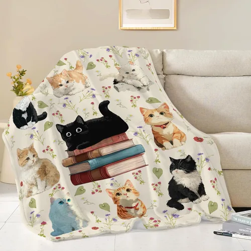 Miniatura 101 de Manta de Foca del Océano, Regalos de Focas para Niños, Niñas, Adultos, Mujeres y Hombres, Suave, Acogedora, Cálida, Felpa Esponjosa, Mullida