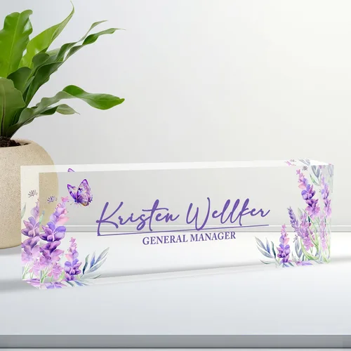 Miniatura 31 de Placa de Nombre Personalizada para Escritorio, Placa de Nombre de Escritorio Personalizada, Placa de Nombre Acrílica Personalizada para Oficina
