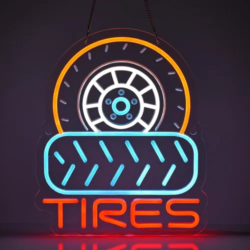 Miniatura 10 de Letrero de neón para lavado de autos, luces de neón para colgar en la pared, decoración artística para estaciones de servicio, servicio comercial