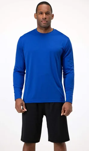 Miniatura 2 de DEVOPS Men's 2 Pack UPF 50+ Sun Protection Long Sleeve Dri Fit Fishing Hiking Running Workout T-Shirts