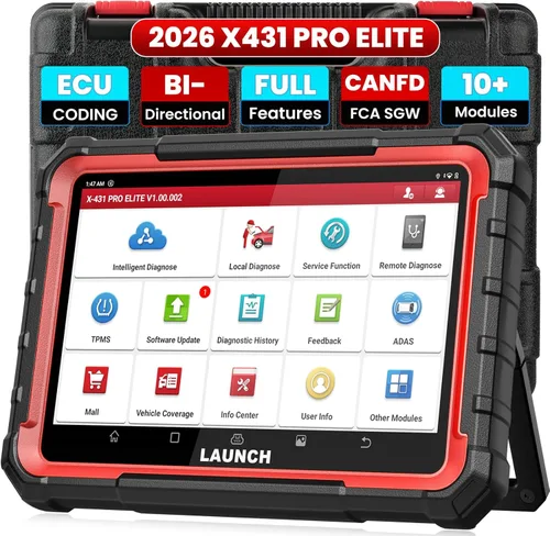 LAUNCH X431 PRO Elite 2026 Nueva herramienta de escaneo bidireccional, reinicio de 38+, codificación de ECU, escáner de diagnóstico de sistema