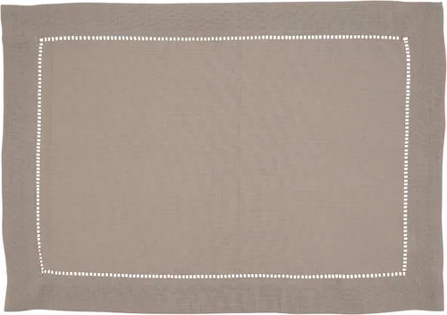 Miniatura 64 de SARO LIFESTYLE Servilleta de cóctel con borde cosido (juego de 12), negro, 6"x6