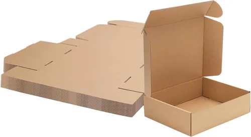 Miniatura 27 de MEBRUDY Cajas de envío de 4 x 4 x 2 pulgadas, paquete de 100 unidades, pequeñas cajas de cartón corrugado para enviar por correo, embalaje de Marrón