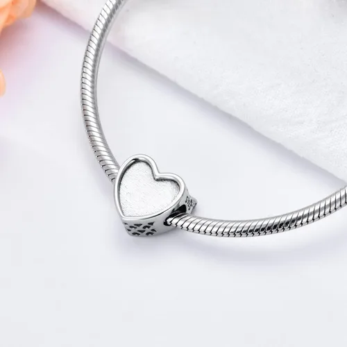Miniatura 6 de LONAGO Abalorio de plata de ley 925 con diseño de mariposa y pavo real para mujer