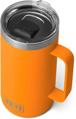 Miniatura 20 de YETI Rambler - Taza de acero inoxidable aislada al vacío con tapa MagSlider, 24 onzas Blanco
