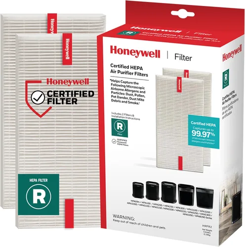Miniatura 10 de Filtro purificador de aire HEPA Honeywell R, paquete de 3 para series HPA 100/200/300, 3000 y 5000 - Filtro de aire de repuesto para alérgenos