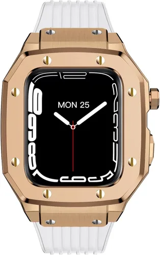Miniatura 11 de Funda de aleación para Apple Watch Band Series 8, de 1.77 pulgadas, 1.65 pulgadas, 1.65 pulgadas, kit de modificación de marco de metal, accesorios