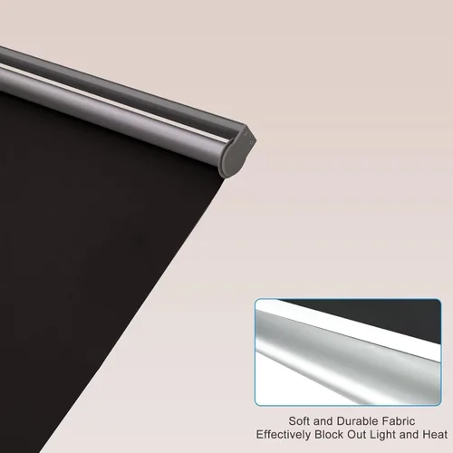 Miniatura 3 de MYshade - Persianas enrollables sin cordones con parada libre, persianas y cortinas para ventanas oscurecedoras de habitación, mismas de ambos