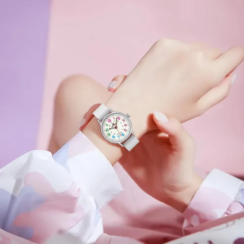 Miniatura 3 de SUDESMO Enfermera relojes reloj de enfermería reloj analógico fácil de leer reloj impermeable con segunda mano