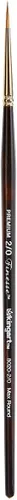 Miniatura 9 de KINGART Premium Finesse 8020-14 Ultra Round Series - Brocha para artista, pelo sintético Kolinsky Sable, mango corto, acuarela y pinturas al óleo