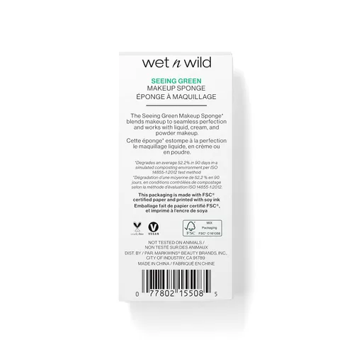 Miniatura 5 de wet n wild Esponja de Maquillaje - Baja Absorción de Producto para Aplicación Sin Rayas, Mezcla Sin Esfuerzo para un Acabado Suave de Aspecto verde