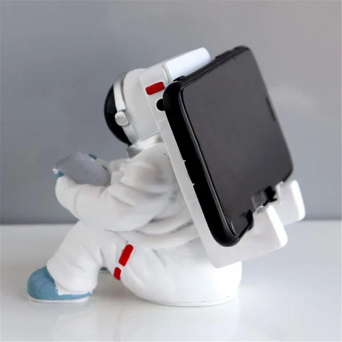 Miniatura 9 de Soporte de teléfono para escritorio, soporte creativo de astronauta para teléfono celular, tabletas, soporte de teléfono para iPhone, iPad, teléfono