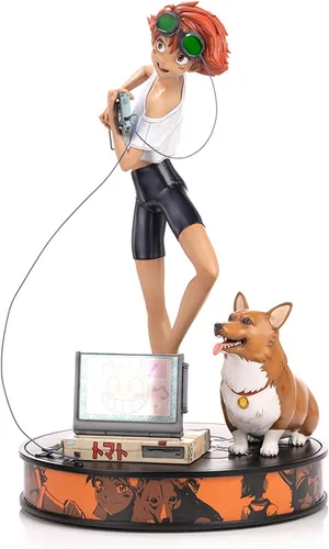 Miniatura 2 de First 4 Figures Cowboy Bebop: Ed & EIN - Estatua de resina a escala 1:4, multicolor