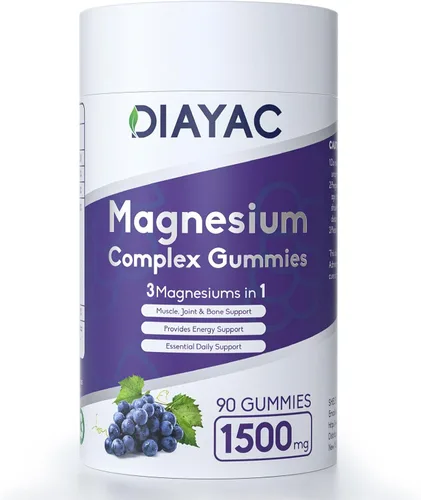 Miniatura 9 de Gomitas de complejo de magnesio, suplemento de magnesio empaquetado individualmente, quelato de magnesio, bisglicinato, malato, citrato, taurato