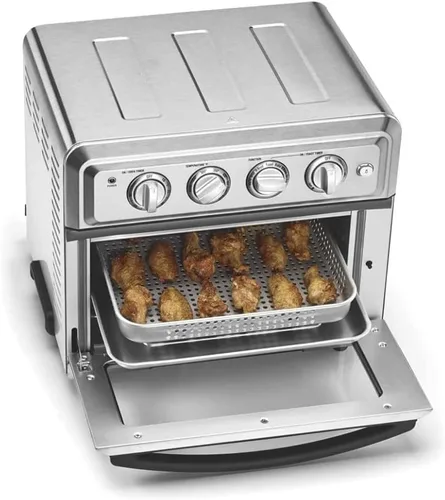 Miniatura 7 de Cuisinart Cesta antiadherente para freidora de aire, compatible con TOA-60 y TOA-65, ANS-TOA2528, plata