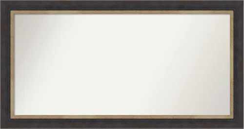 Miniatura 160 de Amanti Art Espejo personalizado, espejo de baño negro Astor, espejo de pared o espejo de tocador de baño sobre el fregadero (25 x 25 pulgadas)