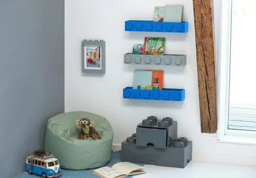 Miniatura 2 de Room Copenhagen, LEGO 41121733 - Estantería flotante decorativa para libros, color negro