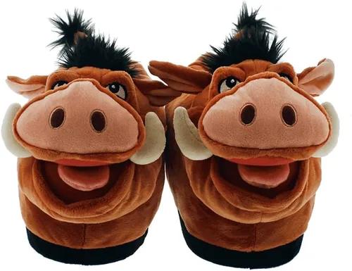 Miniatura 31 de Happy Feet - Pantuflas con licencia oficial de Disney y Pixar, pantuflas figurales para hombres, mujeres, niños, como se ve en Shark Tank