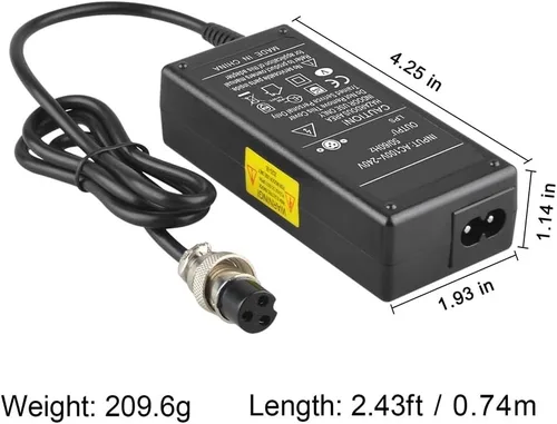 Miniatura 6 de Adaptador de CA de 24V 2A compatible con Razor Dirt Quad Scooter eléctrico Cable cargador de fuente de alimentación