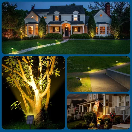 Miniatura 8 de WENATY - Luces solares para exteriores impermeables IP65, [paquete de 12 unidades/4 modos] foco solar para exteriores, de crepúsculo a amanecer