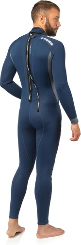 Miniatura 4 de Cressi Traje de neopreno completo para hombre con cremallera trasera para buceo y actividades acuáticas - Rápido 0.118 in: diseñado en Italia