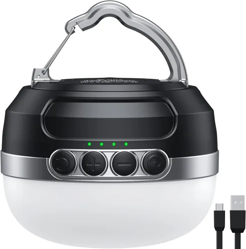 Miniatura 13 de Linterna LED para Campamento Recargable 1000LM, Hasta 300H de Tiempo de Funcionamiento Luz de Tienda de Campamento, Luz Colgante de Emergencia