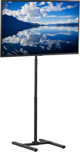 VIVO Soporte de piso para TV para pantallas de 13 a 50 pulgadas de hasta 44 libras, LCD LED OLED 4K Smart planas y curvas, paneles de monitor, VESA