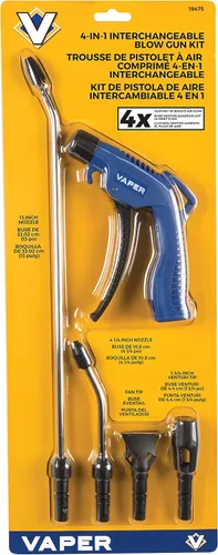 Miniatura 6 de Kit de pistola de soplado intercambiable 4-en-1 de Titan Tools (19475)