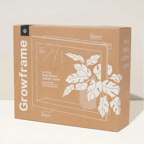Miniatura 10 de Modern Sprout Smart Growframe - Soporte para plantas montado en la pared con luz LED de cultivo - Control inteligente por aplicación - Marco