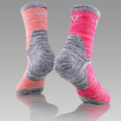 Miniatura 3 de FEIDEER Calcetines de senderismo para mujer, paquete múltiple de calcetines de algodón que absorben la humedad