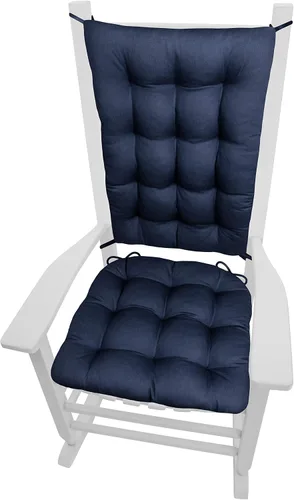Miniatura 16 de Barnett Home Decor Cojines de silla mecedora de algodón Duck Tan – Tamaño extragrande Jumbo – Almohadilla de asiento de espuma de látex de 19 x 19