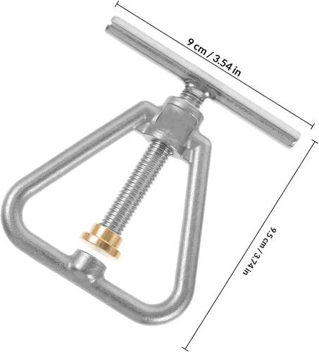 Miniatura 9 de Nut Cracker - Herramienta de cascanueces de acero inoxidable para nuez, avellana, almendras, nueces de nuez y nueces, nueces de nuez