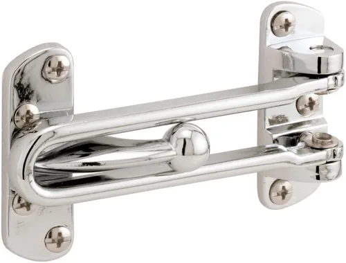 Miniatura 3 de Prime-Line U 9901 - Cerradura de barra oscilante para puertas batientes con bisagras, cerradura de seguridad secundaria para puerta y seguridad