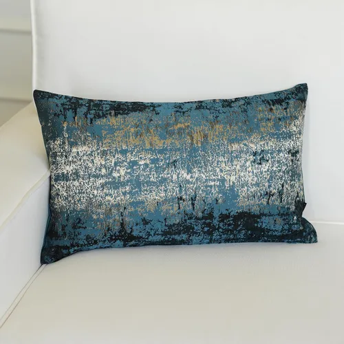 Miniatura 19 de THE-TINOART Fundas de almohada de estilo rústico moderno de 18x18, fundas de almohada decorativas tejidas en jacquard beige y dorado para sofá