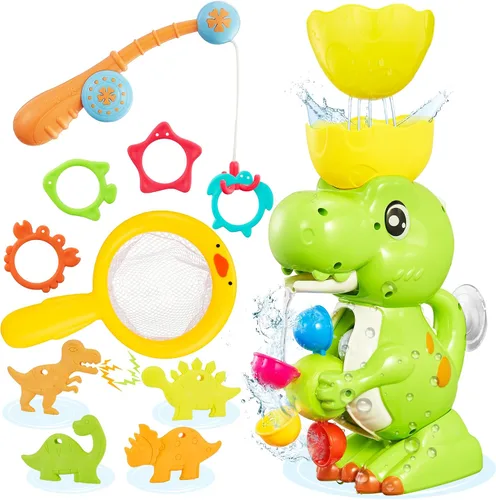 Miniatura 2 de EKU 9917 - Juguetes de baño de dinosaurio + 9918 Hipopótamo Juguetes de baño + 9007 Juguetes de baño de dinosaurio