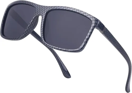 Miniatura 16 de Gafas de sol polarizadas deportivas para hombre, gafas de marco cuadrado NP1007