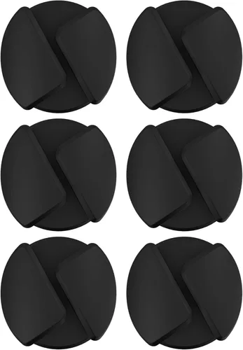Miniatura 8 de Scosche CMAA2R-6PKRP - Juego de 6 clips adhesivos para organización de cables en dos estilos, organizador de cables, soporte de alambre