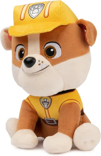 Miniatura 4 de GUND Patrulla Canina Rubble en uniforme de construcción de marca para edades de 1 y más, 22,9 cm (los estilos pueden variar)
