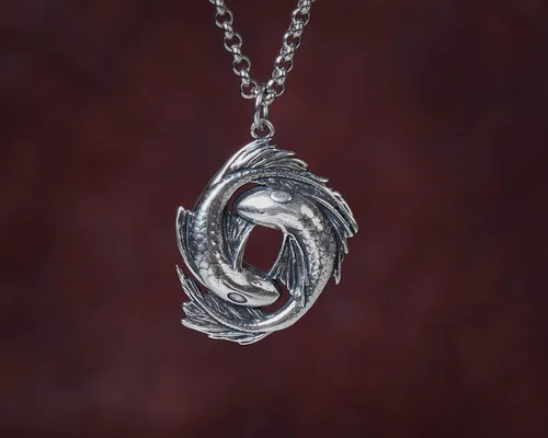Miniatura 19 de Collar Yin Yang para hombre, joyería colgante de alta calidad de aspecto antiguo, regalos de Yin Yang, joyería vikinga para hombres