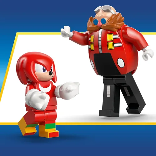 Miniatura 6 de LEGO Sonic The Hedgehog Knuckles vs. Dr. Eggman Egg Crusher Mech Juego de Construcción de Juego de Simulación con 2 Minifiguras para Niños, Edades