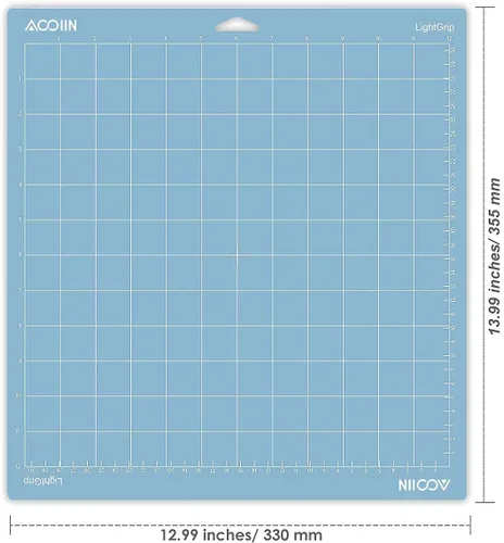 Miniatura 6 de AOOIIN Alfombrilla de corte LightGrip de 12 x 12 pulgadas para Cricut Explore One/Air/Air 2/3/4/Maker/Maker 3/Maker 4, accesorios de repuesto