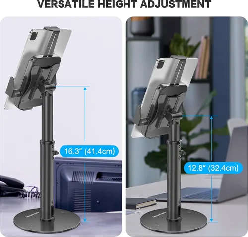 Miniatura 7 de AboveTEK POS - Soporte de quiosco para tableta, soporte universal de bloqueo para tabletas de 7.9 a 11 pulgadas, soporte de seguridad antirrobo