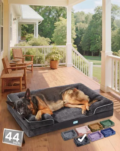 Miniatura 22 de OhGeni Orthopedic Cooling Dog Bed Couch, Cooling Big Pet Sofa for Extra Large Sized Pets with Memory Foam, Machine-Washable Waterproof Removable