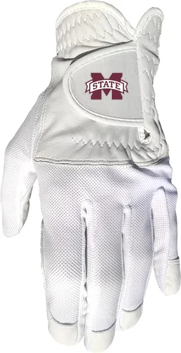 Miniatura 11 de Guante de golf para mano izquierda de Team Golf NCAA para hombre, para jugadores diestros, talla única, incluye marcador de bola magnético extraíble
