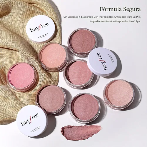 Miniatura 9 de bayfree Bálsamo Multi Glow, Rubor en Crema para Mejillas, Bálsamo de Rubor para Maquillaje Facial, Acabado Radiante, Hidratante, Cremoso, Ligero