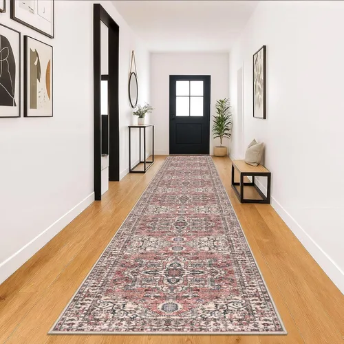 Miniatura 171 de KOZYFLY Alfombra Pequeña de Área 2x3 Pies Alfombras para Entrada Lavable Boho Alfombra de Entrada Antideslizante Tapete de Puerta Interior Entrada
